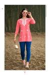 Colors Vol 6 Tips And Tops Rayon Embroidery Western Top Orders In India